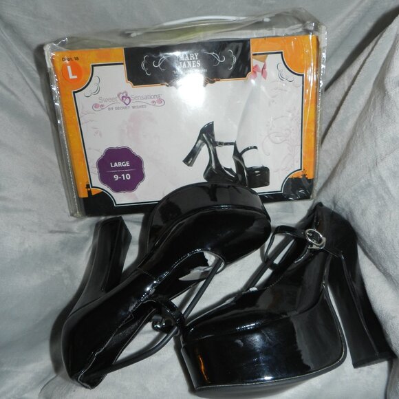 Mary Janes Platform Chunky High Heels Patent Leather Adult🆕SHIPS FAST😮‍💨⚡🚚 - Picture 2 of 15